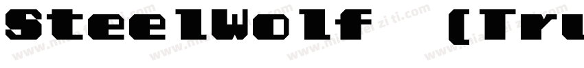 SteelWolf 中(TrueType)(西方)字体转换
